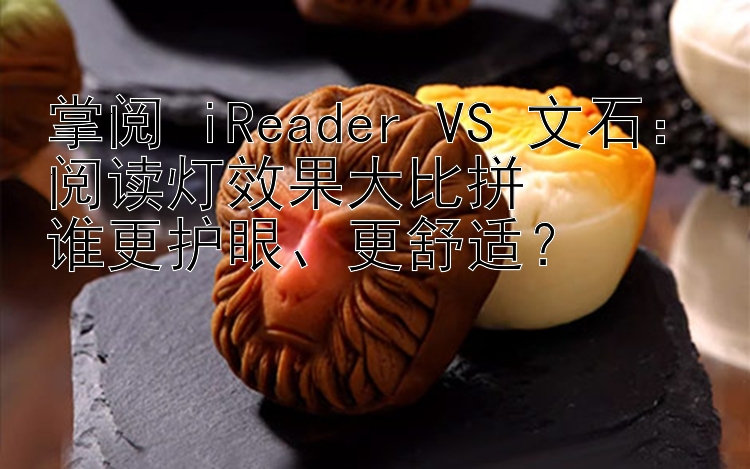 掌阅 iReader VS 文石：阅读灯效果大比拼  
谁更护眼、更舒适？